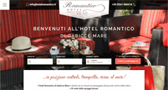 Desktop Screenshot of hotelromantico.it